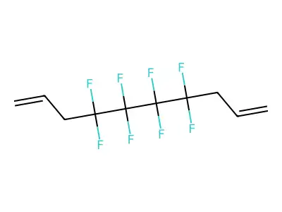 4,4,5,5,6,6,7,7-Octafluorodeca-1,9-diene structure