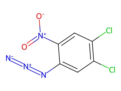 1-Azido-4,5-dichloro-2-nitrobenzene structure