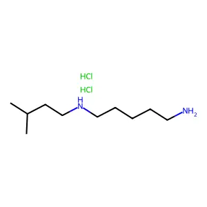 1,5-Pentanediamine, N-(3-methylbutyl)-, dihydrochloride structure