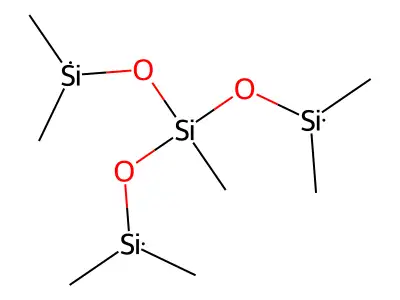 Tris(dimethylsilyloxy)-methylsilane structure