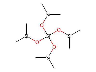 Tetrakis(dimethylsilyl) silicate structure