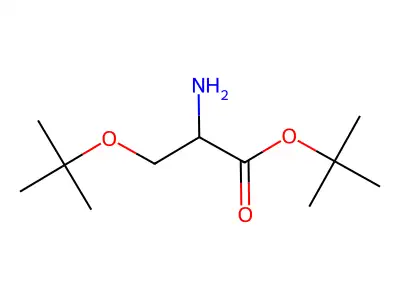 (S)-tert-Butyl 2-amino-3-tert-butoxypropanoate structure