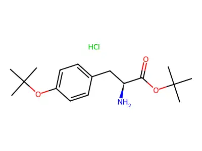 2-Amino-3-(4-tert-butoxy-phenyl)-propionic acid tert-butyl ester structure