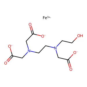 HEDTA铁(III) structure