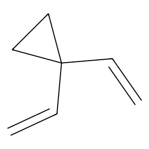 Cyclopropane, 1,1-diethenyl- structure