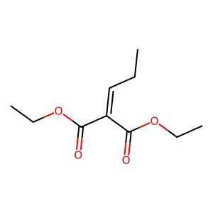 Diethyl 2-propylidenemalonate structure