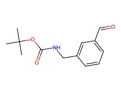 tert-Butyl 3-formylbenzylcarbamate structure