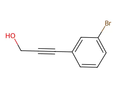 3-(3-Bromophenyl)prop-2-yn-1-ol structure