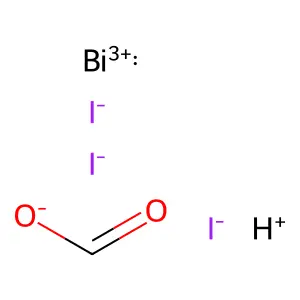 氢(甲酸根-O)三碘铋酸盐(1-) structure