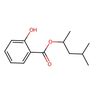 1,3-Dimethylbutyl salicylate structure
