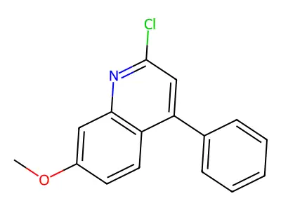 2-Chloro-7-methoxy-4-phenylquinoline structure