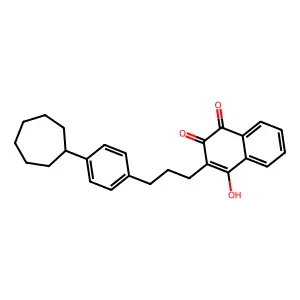 4-Hydroxy-1,2,3-trimethoxy-10-methyl-9(10H)-acridinone structure