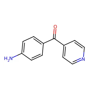 (4-Aminophenyl)(pyridin-4-yl)methanone structure