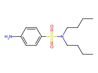 4-amino-N,N-dibutylbenzenesulfonamide structure