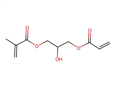 1-(Acryloyloxy)-3-(methacryloyloxy)-2-propanol (stabilized with MEHQ) structure
