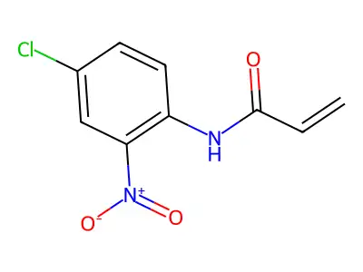 N-(4-chloro-2-nitrophenyl)prop-2-enamide structure