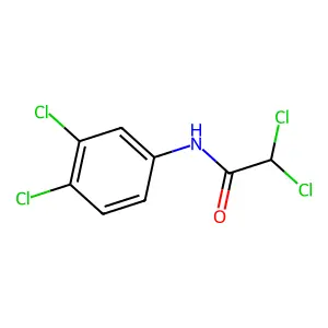 2,2-dichloro-N-(3,4-dichlorophenyl)acetamide structure