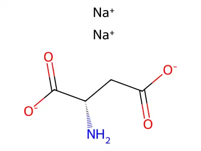 l-aspartic acid, sodium salt structure