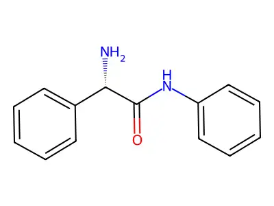 2-amino-N,2-diphenylacetamide structure