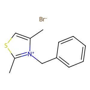 2,4-二甲基-3-(苯甲基)噻唑溴化物(1:1) structure