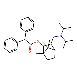 Difenilacetato di 3-di-I-propilaminometil-2-bornanolo [Italian] structure