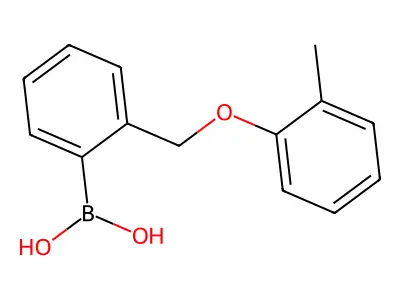 [2-[(2-methylphenoxy)methyl]phenyl]boronic Acid structure