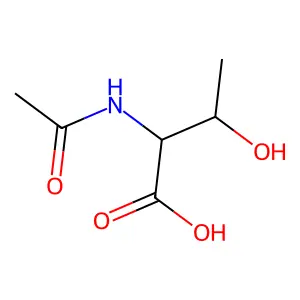 N-acetyl-L-threonine structure