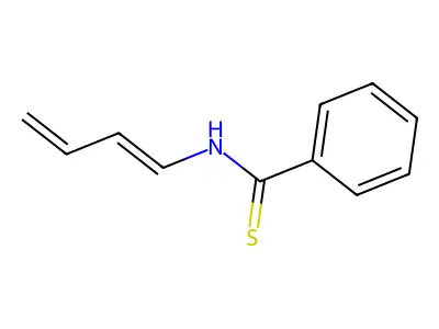 N-buta-1,3-dienylbenzenecarbothioamide structure