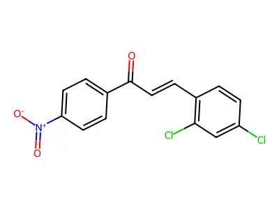 3-(2,4-Dichlorophenyl)-1-(4-nitrophenyl)prop-2-en-1-one structure