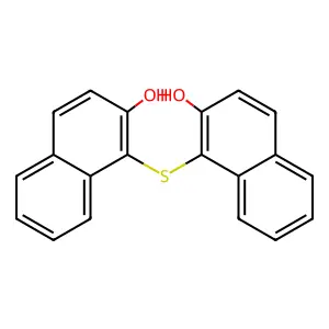 1,1'-硫代双(2-萘酚) structure