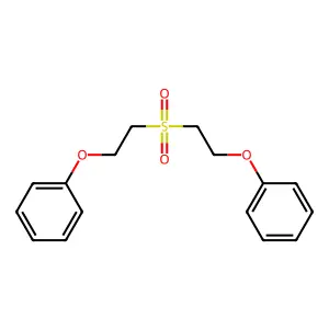Phenetole, beta,beta'-sulfonyldi- structure