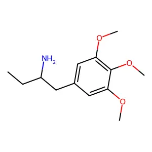 alpha-Ethyl-3,4,5-trimethoxybenzeneethanamine structure