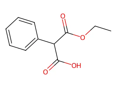3-Ethoxy-3-oxo-2-phenylpropanoic acid structure