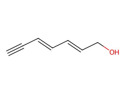 (2E,4E)-2,4-Heptadien-6-yn-1-ol structure