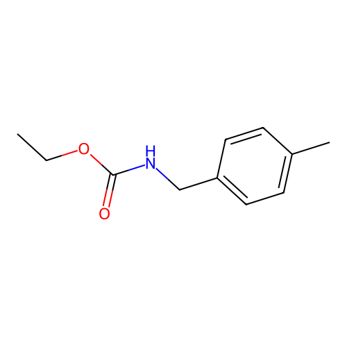 ethyl N-[(4-methylphenyl)methyl]carbamate structure