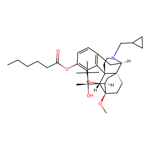 Buprenorphine 3-hexanoate structure