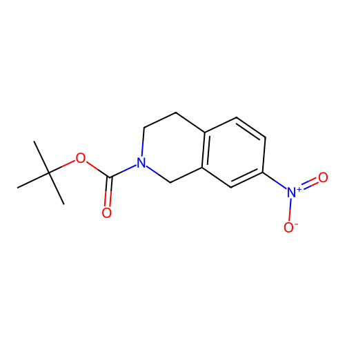 tert-Butyl 7-nitro-3,4-dihydroisoquinoline-2(1H)-carboxylate structure