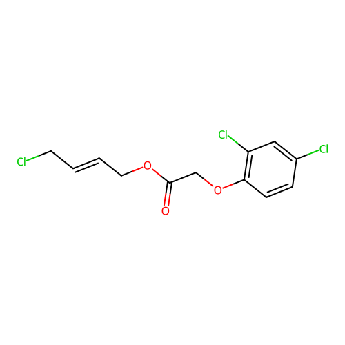 2,4-D Chlorocrotyl ester structure