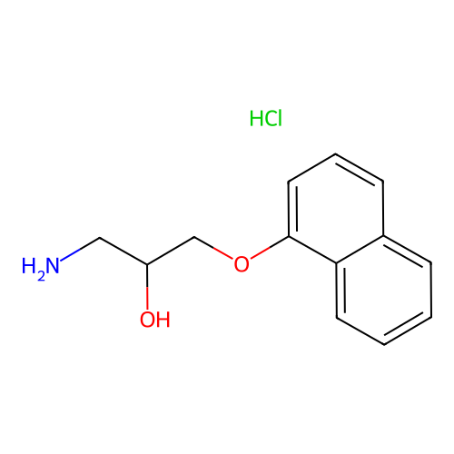 Nor Propranolol Hydrochloride structure