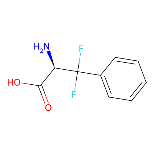 (2R)-2-amino-3,3-difluoro-3-phenylpropanoic acid structure
