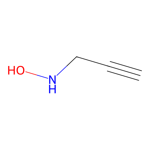 N-(Prop-2-yn-1-yl)hydroxylamine structure