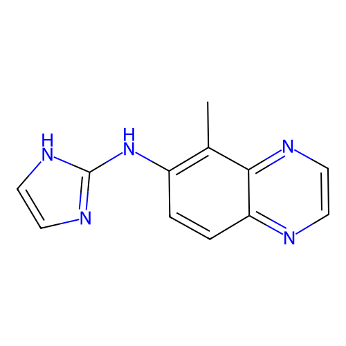 (1H-Imidazol-2-yl)-(5-methyl-quinoxalin-6-yl)-amine structure