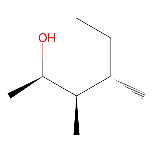(2R,3R,4S)-3,4-dimethylhexan-2-ol structure