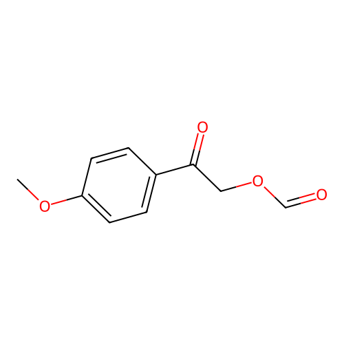 [2-(4-Methoxyphenyl)-2-oxoethyl] formate structure