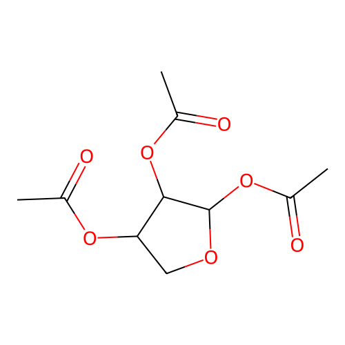 Threose triacetate structure