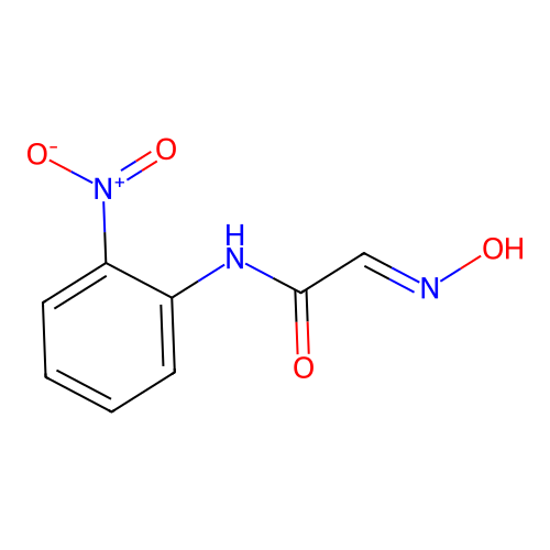 2-Hydroxyimino-N-(2-nitro-phenyl)-acetamide structure