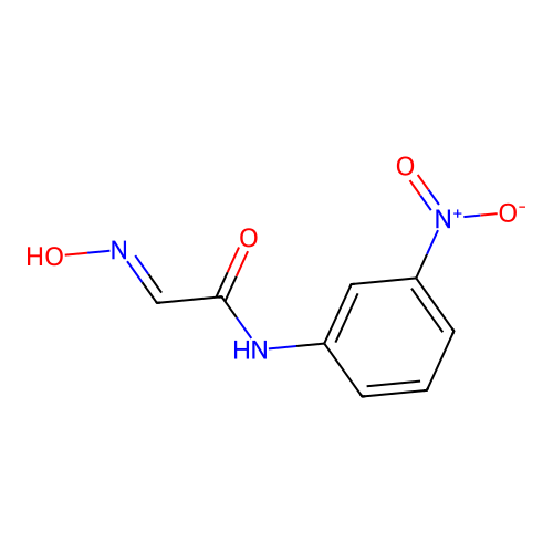 2-hydroxyimino-N-(3-nitrophenyl)acetamide structure