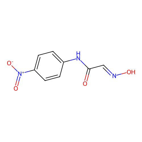 2-(Hydroxyimino)-N-(4-nitrophenyl)acetamide structure