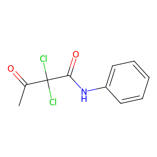 2,2-二氯-3-氧代-N-苯基丁酰胺 structure