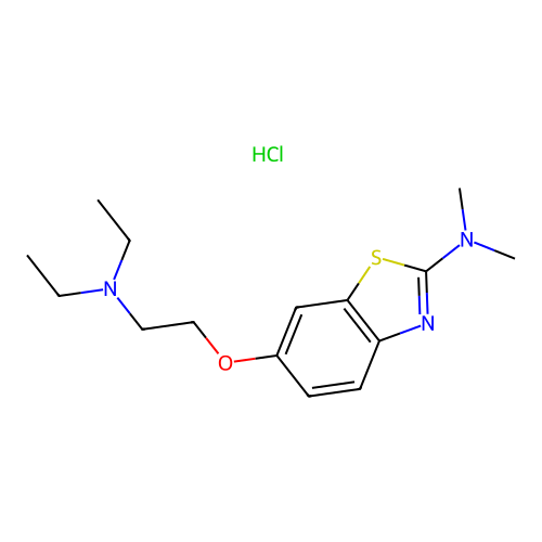 Diamthazole (hydrochloride) structure